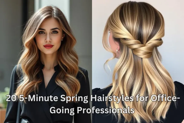 20 5-Minute Spring Hairstyles for Office-Going Professionals