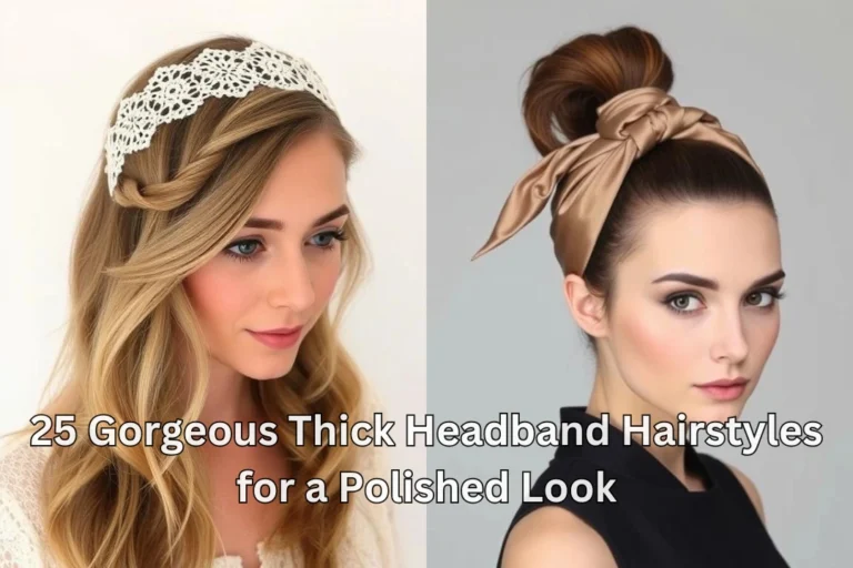 25 Gorgeous Thick Headband Hairstyles for a Polished Look