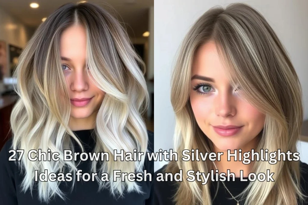 27 Chic Brown Hair with Silver Highlights Ideas for a Fresh and Stylish Look 1 27 Chic Brown Hair with Silver Highlights Ideas for a Fresh and Stylish Look