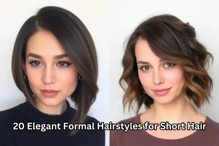 20 Elegant Formal Hairstyles for Short Hair: Stunning Looks for Every Occasion
