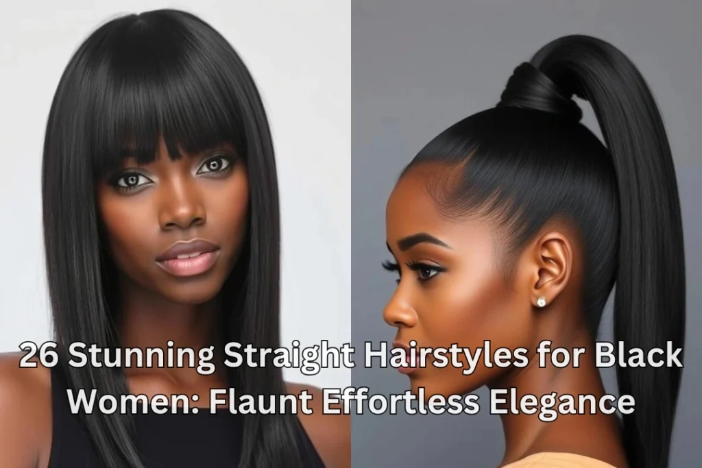 26 Stunning Straight Hairstyles for Black Women: Flaunt Effortless Elegance 1 feature 6
