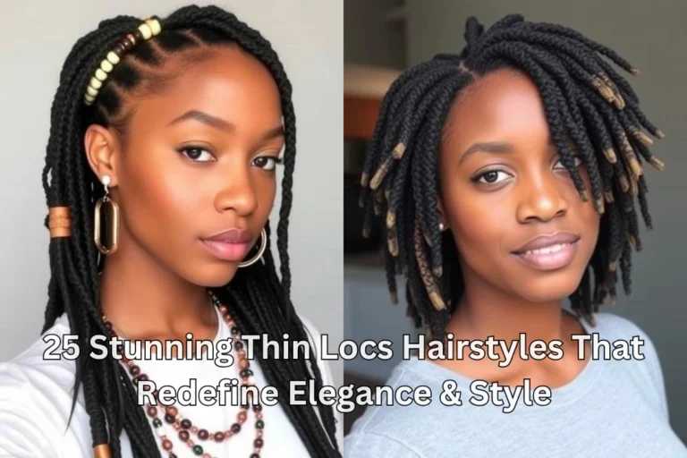 25 Stunning Thin Locs Hairstyles That Redefine Elegance & Style