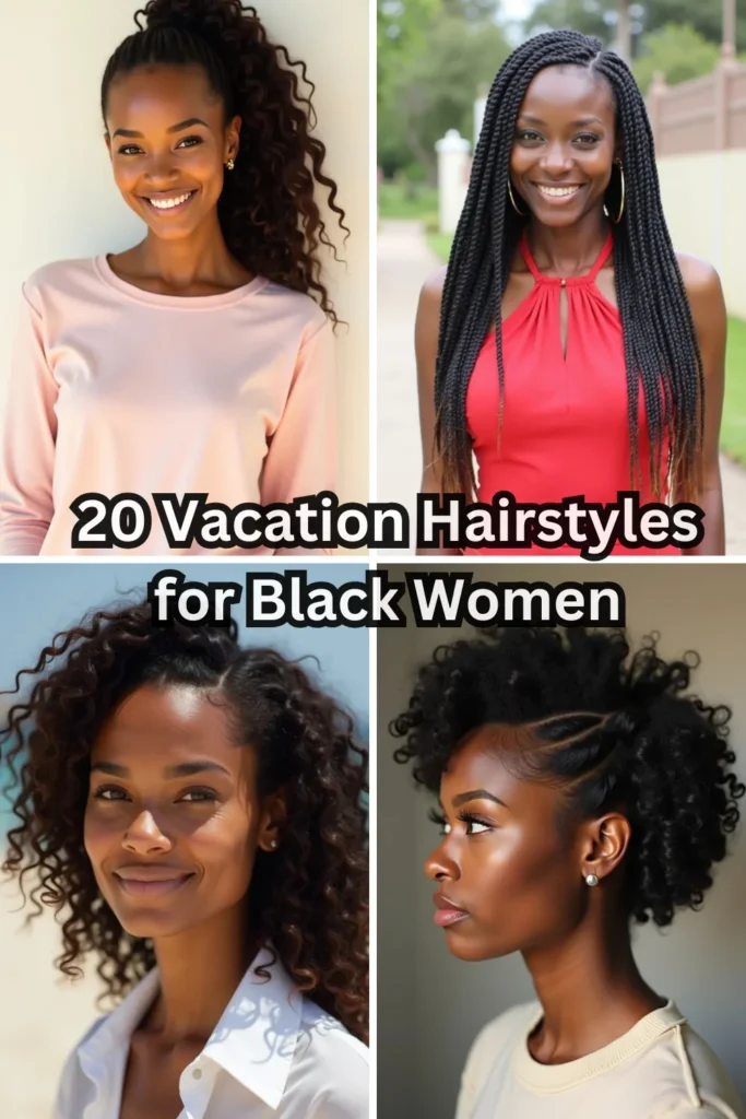 20 Vacation Hairstyles for Black Women 22 25 3 1