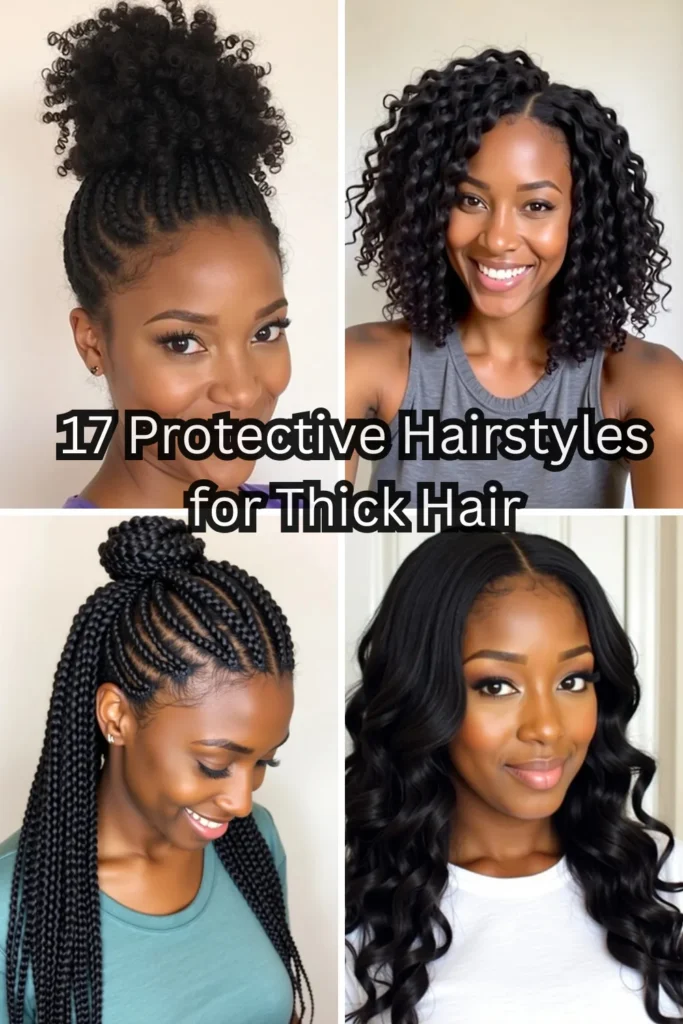 17 Protective Hairstyles for Thick Hair: Stylish Solutions for Delicate Strands 1 25 6
