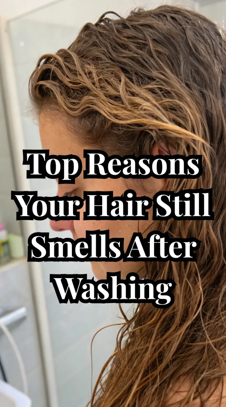 Why Does My Hair Smell Bad Even After Washing?