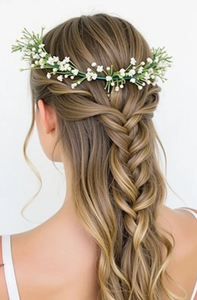 14 Half-Up Fishtail Braid Hairstyles 5 BL4