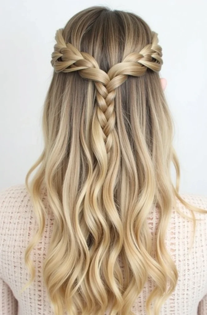14 Half-Up Fishtail Braid Hairstyles 6 BL5