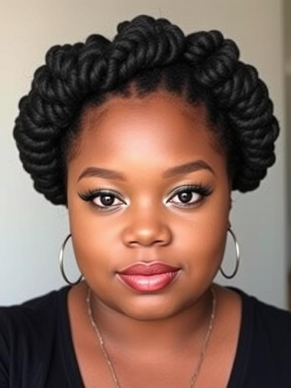 25 Stunning Plus-Size Hairstyles for Black Women 41 BY14
