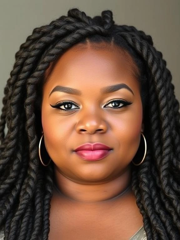 25 Stunning Plus-Size Hairstyles for Black Women 43 BY16