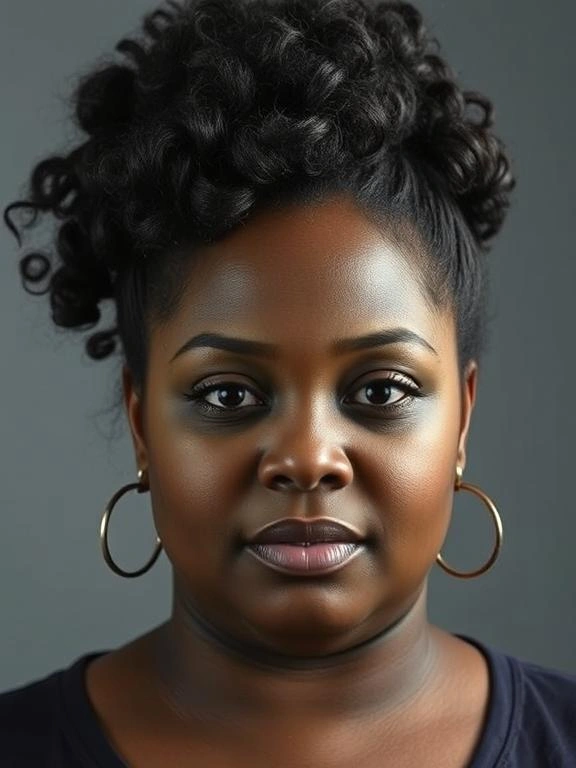 25 Stunning Plus-Size Hairstyles for Black Women 44 BY17