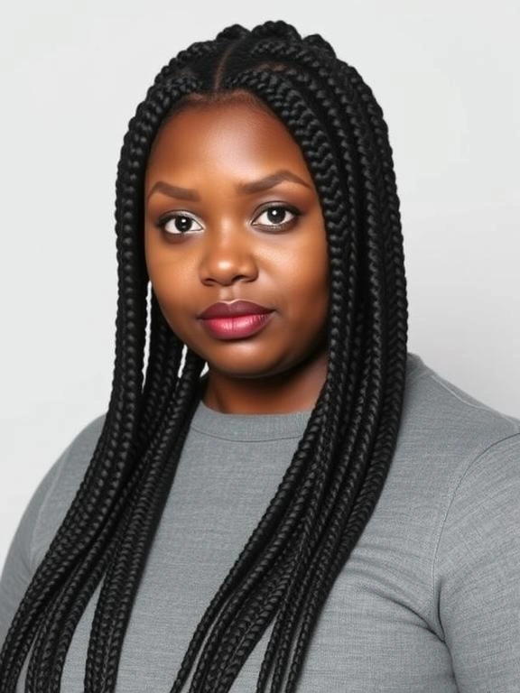 25 Stunning Plus-Size Hairstyles for Black Women 29 BY2