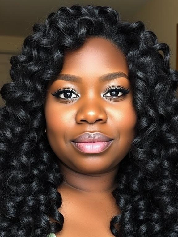25 Stunning Plus-Size Hairstyles for Black Women 47 BY20