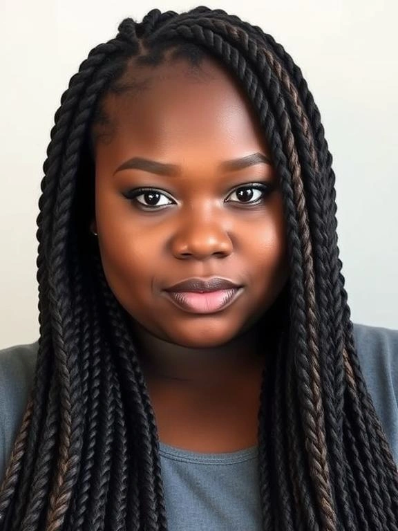 25 Stunning Plus-Size Hairstyles for Black Women 50 BY23
