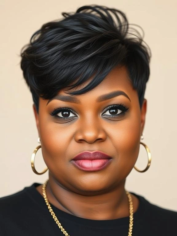 25 Stunning Plus-Size Hairstyles for Black Women 34 BY7