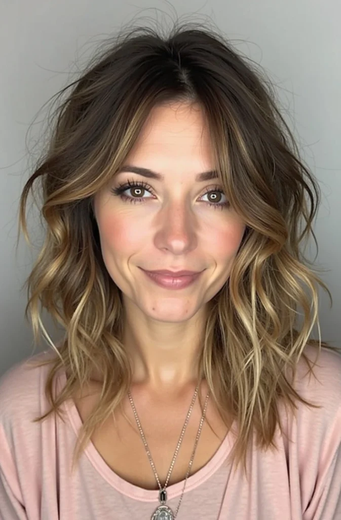 20 Chic Lob Hairstyles for Thick Hair 38 CC16