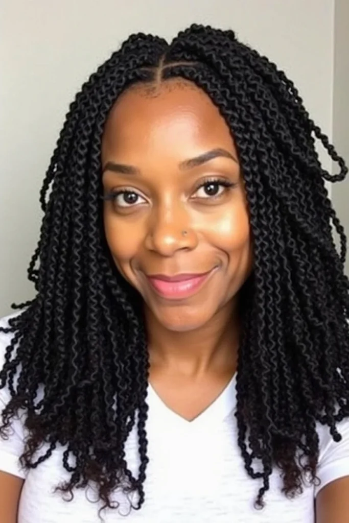 15 Two-Strand Twist Locs Hairstyles 19 CD2