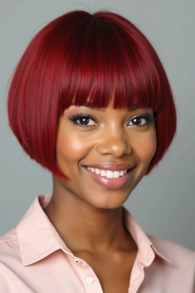 20 Red Bob Hairstyles for Black Women 36 CG14 1