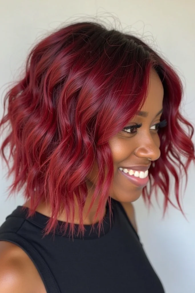 20 Red Bob Hairstyles for Black Women 24 CG2 1