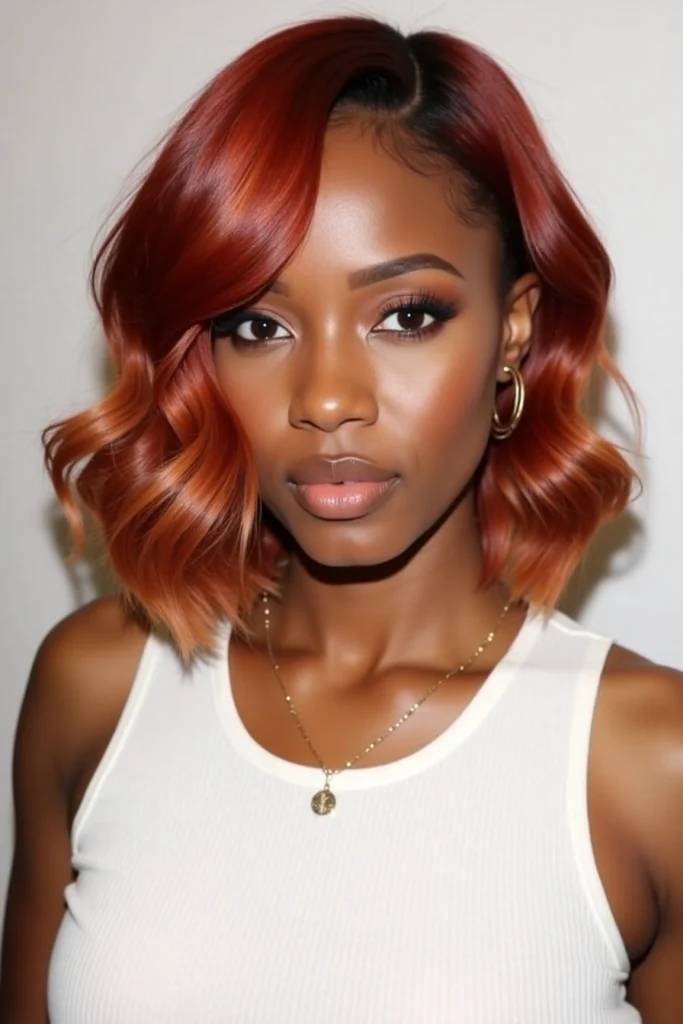 20 Red Bob Hairstyles for Black Women 29 CG7 1