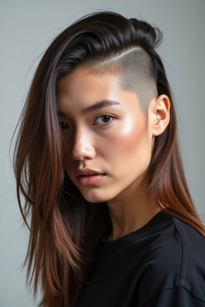14 Undercut with Long Hair for Women 4 CL4 1