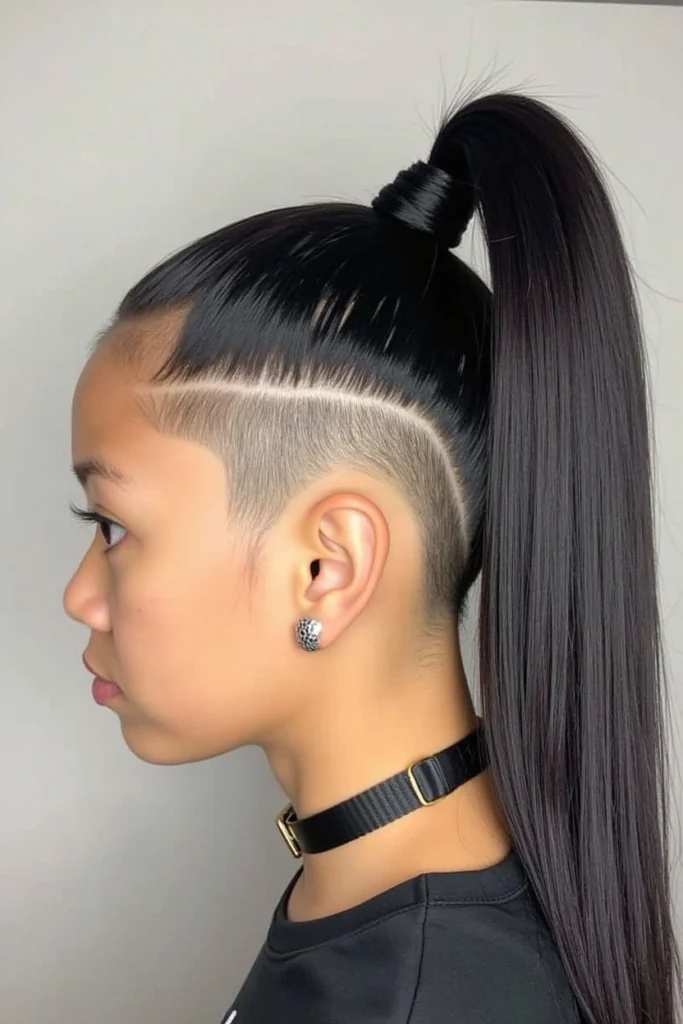 14 Undercut with Long Hair for Women 7 CL7 1