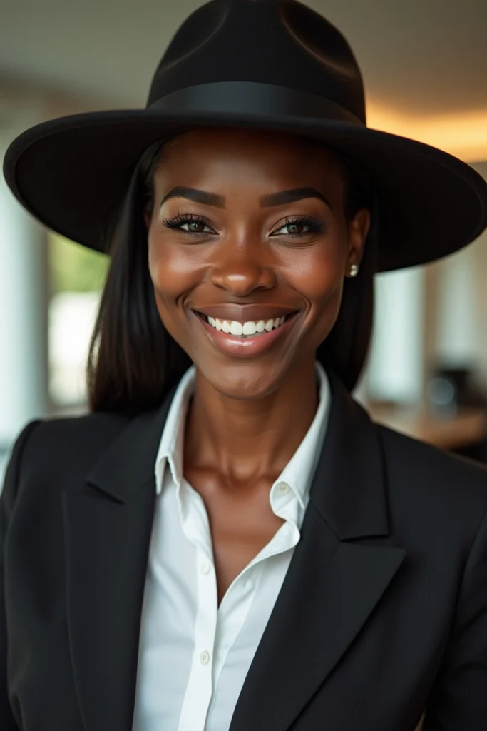 20 Hat Hairstyles for Work 19 CM18