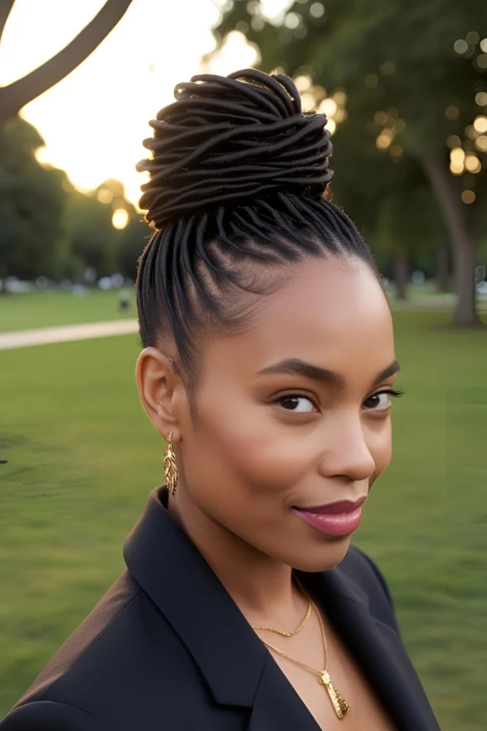 20 Short Invisible Locs Hairstyles 20 CM19 1
