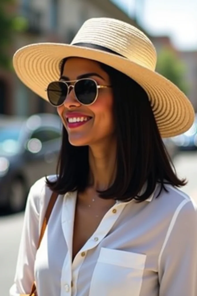 20 Hat Hairstyles for Work 21 CM20