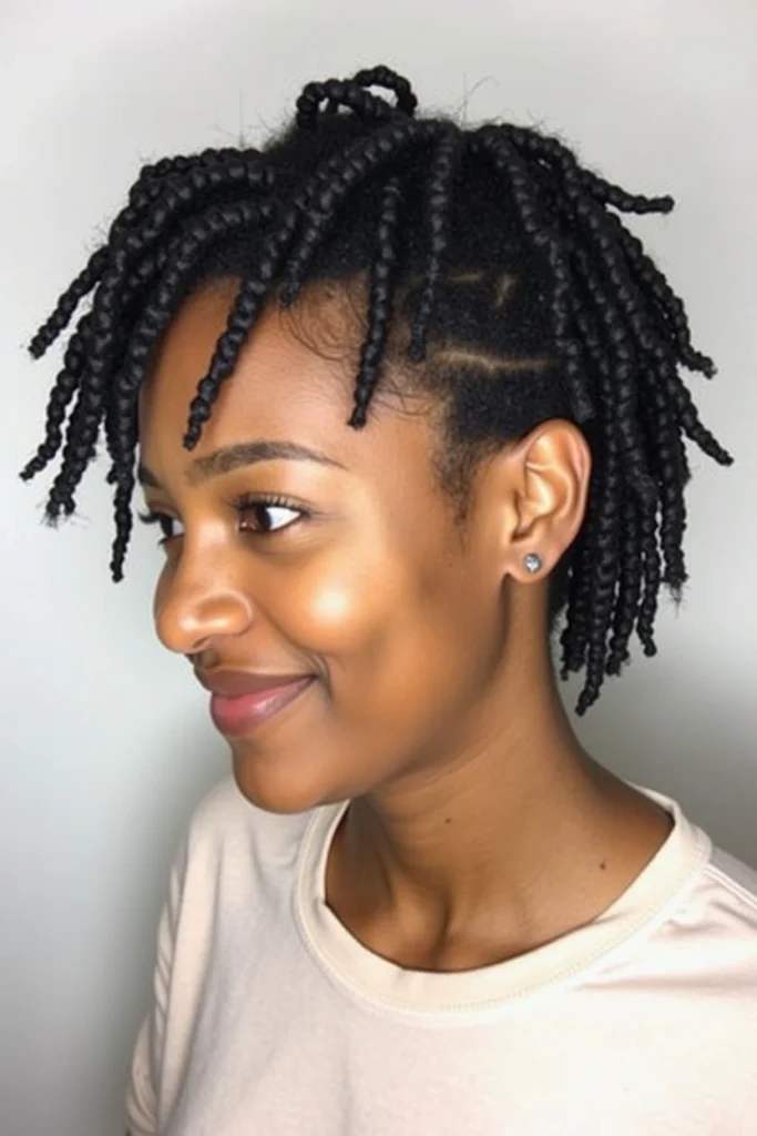 20 Short Invisible Locs Hairstyles 4 CM3 1