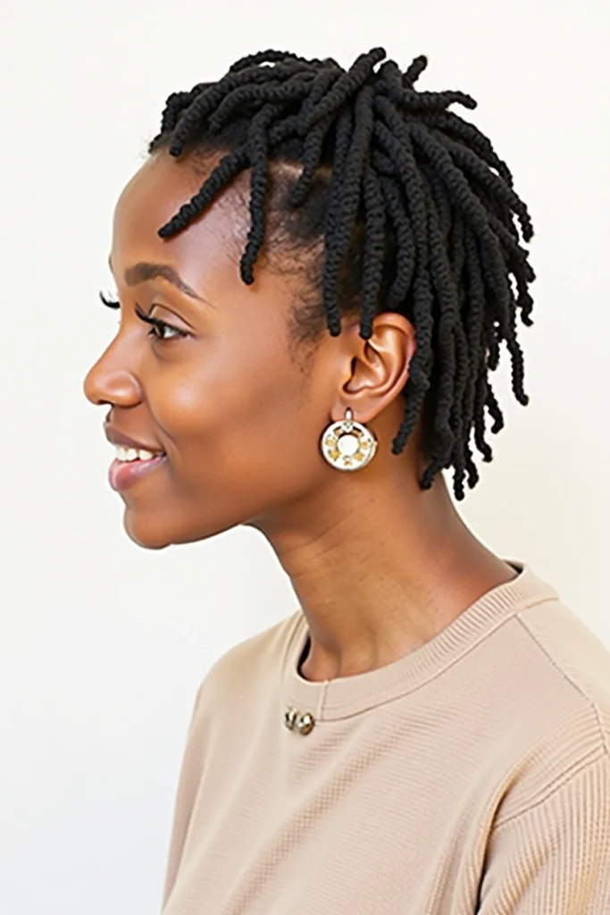 20 Short Invisible Locs Hairstyles 5 CM4 1