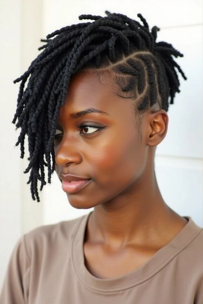 20 Short Invisible Locs Hairstyles 6 CM5 1