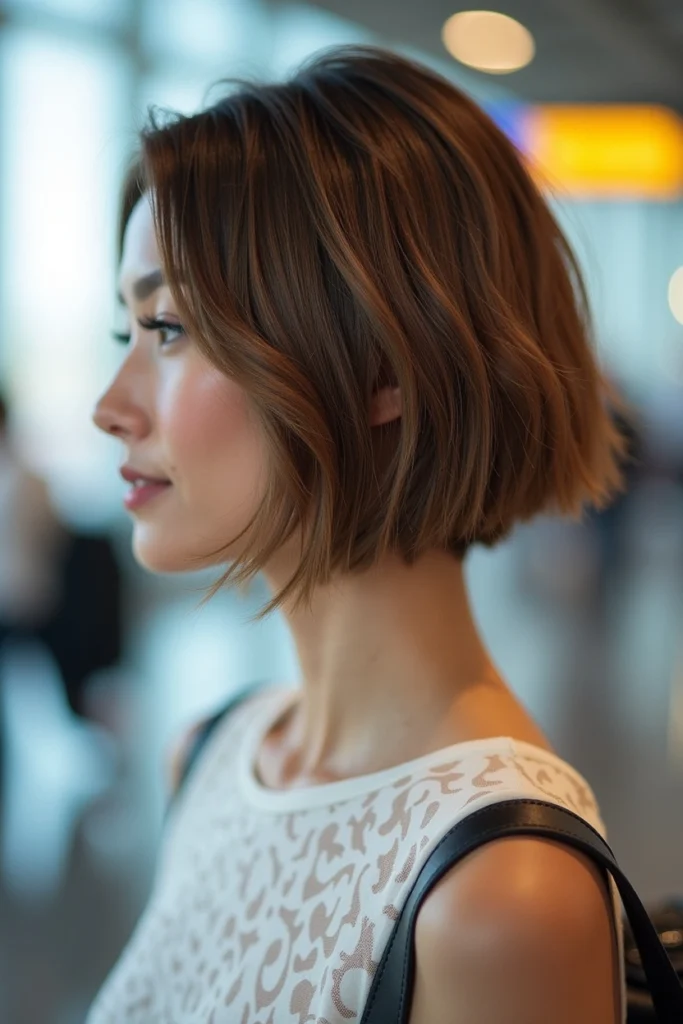 19 Airport Hairstyles for Short Hair 12 CN11