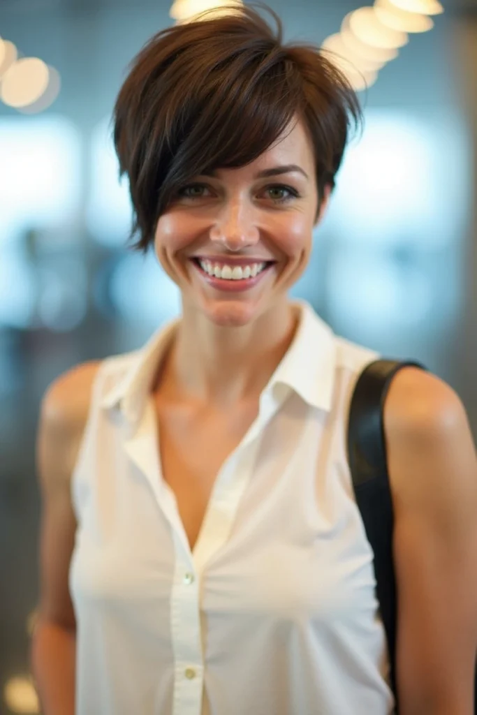 19 Airport Hairstyles for Short Hair 14 CN13