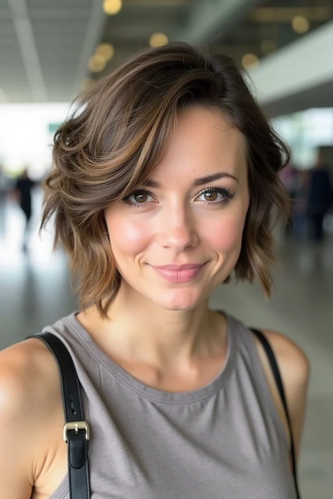 19 Airport Hairstyles for Short Hair 18 CN17