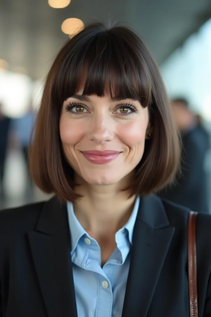 19 Airport Hairstyles for Short Hair 8 CN7