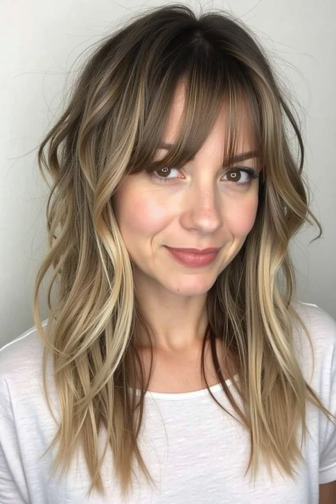 20 Bottleneck Bangs Long Hair Styles 21 DE20