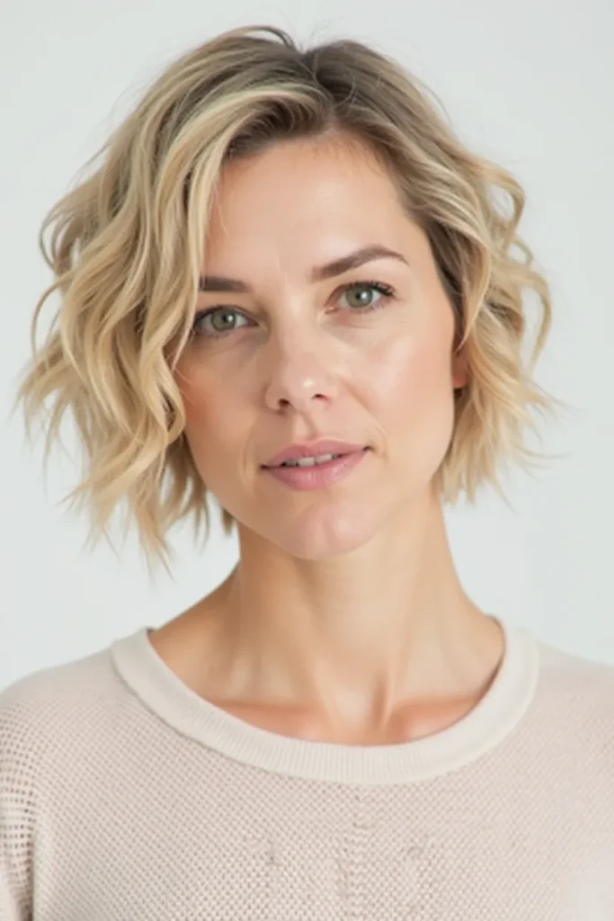 20 Unique Short Hairstyles for Thin Hair: Fresh & Flattering Looks 11 Flux Dev 10 Feathered EarLength CutAlt Text Feathered short cu 3