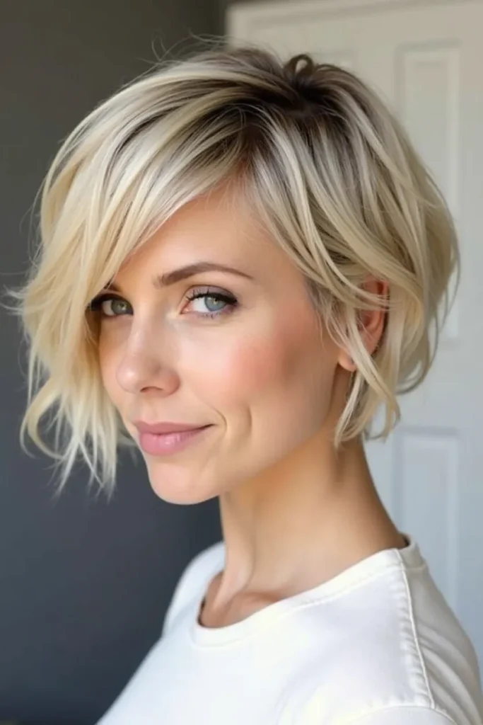 20 Unique Short Hairstyles for Thin Hair: Fresh & Flattering Looks 18 Flux Dev 17 Soft Mullet with Crown LiftAlt Text Soft mullet wi 1