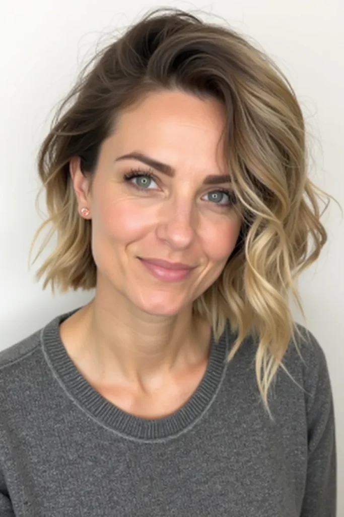 20 Unique Short Hairstyles for Thin Hair: Fresh & Flattering Looks 20 Flux Dev 19 ChinLength Wavy BobAlt Text Chinlength wavy bob fo 3