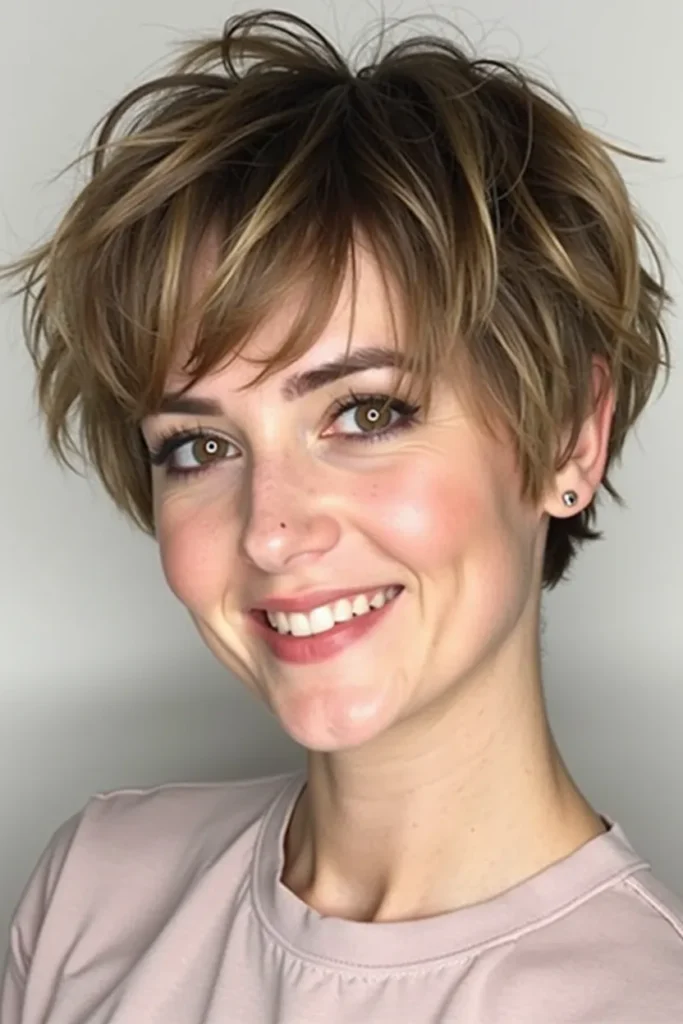 20 Unique Short Hairstyles for Thin Hair: Fresh & Flattering Looks 5 Flux Dev 4 Messy French CropAlt Text Messy French crop for thi 0