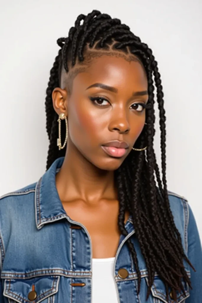 20 Locs with Undercut Hairstyles for Women: Bold and Trendy Looks 2 Z1