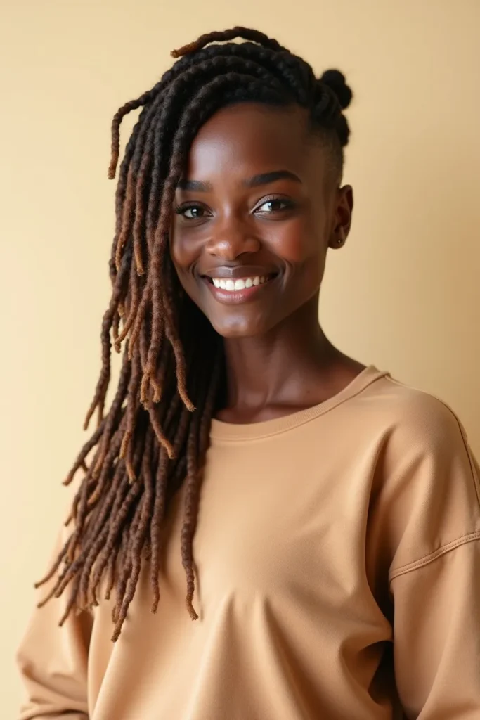 20 Locs with Undercut Hairstyles for Women: Bold and Trendy Looks 16 Z15