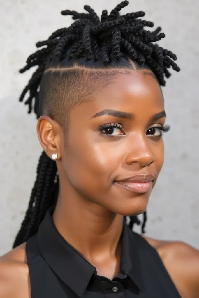 20 Locs with Undercut Hairstyles for Women: Bold and Trendy Looks 20 Z19