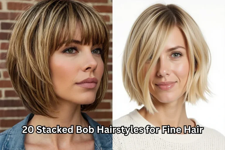 20 Stacked Bob Hairstyles for Fine Hair: Volume and Elegance 24 20 Stacked Bob Hairstyles for Fine Hair: Volume and Elegance