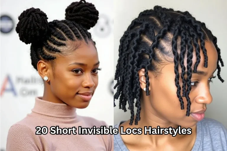 20 Short Invisible Locs Hairstyles 22 20 Short Invisible Locs Hairstyles
