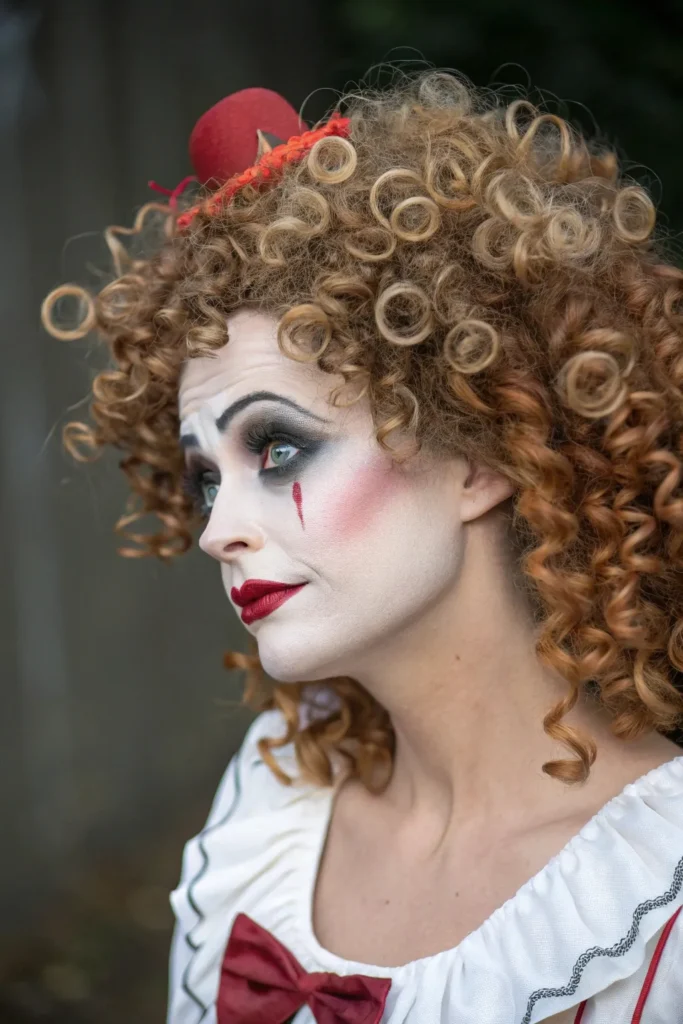 Clown Hairstyles: Fun and Frightening Ideas for Your Halloween Costume 37 FG15