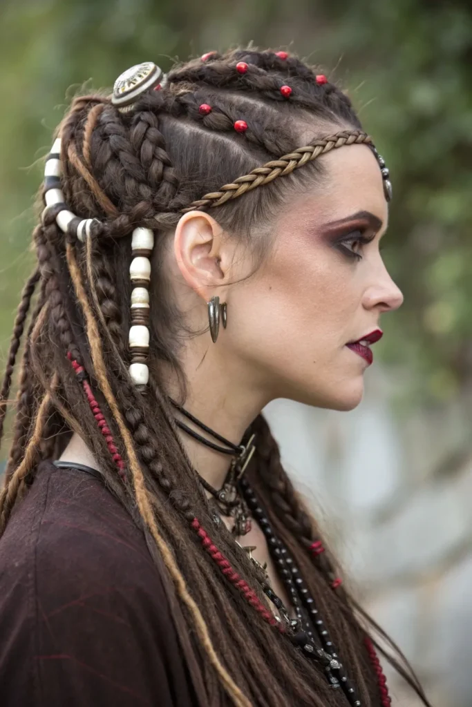 Vampire Hairstyles for Women: Top Halloween Looks to Dazzle and Terrify 15 FJ14