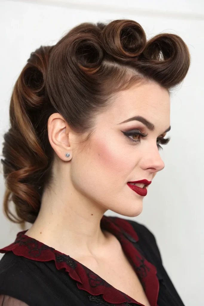 Vampire Hairstyles for Women: Top Halloween Looks to Dazzle and Terrify 17 FJ16