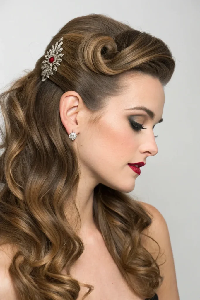 Vampire Hairstyles for Women: Top Halloween Looks to Dazzle and Terrify 22 FJ21
