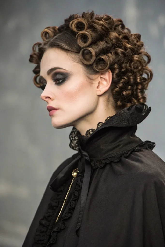 Vampire Hairstyles for Women: Top Halloween Looks to Dazzle and Terrify 4 FJ3